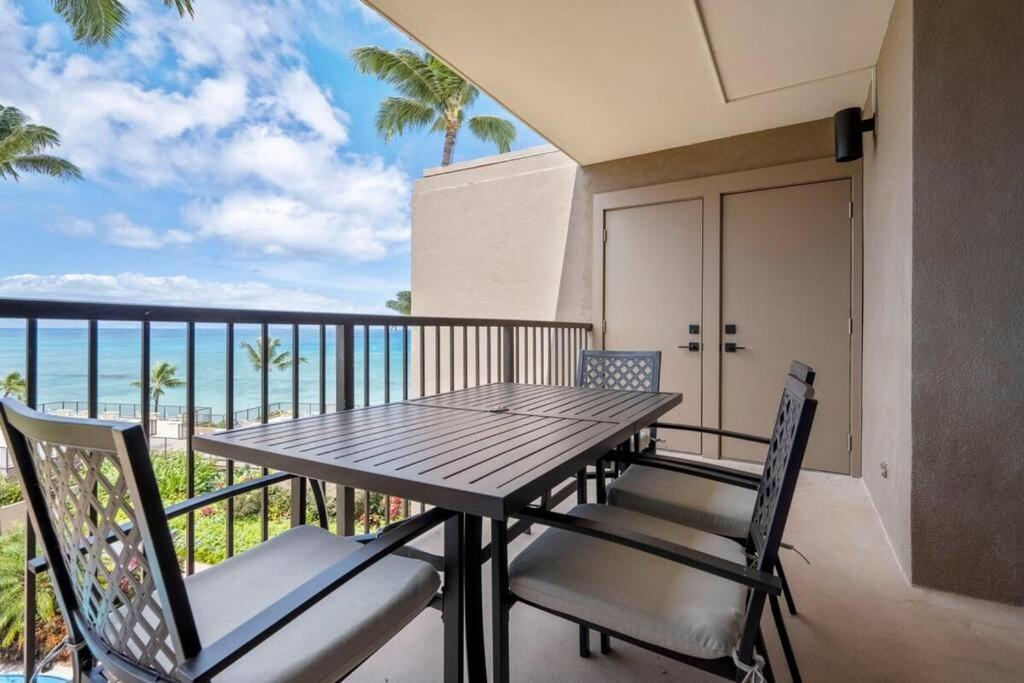 Hale Ono Loa 403- Top Floor, Ocean View, & Complete Modern Remodel Lägenhet Kahana Exteriör bild