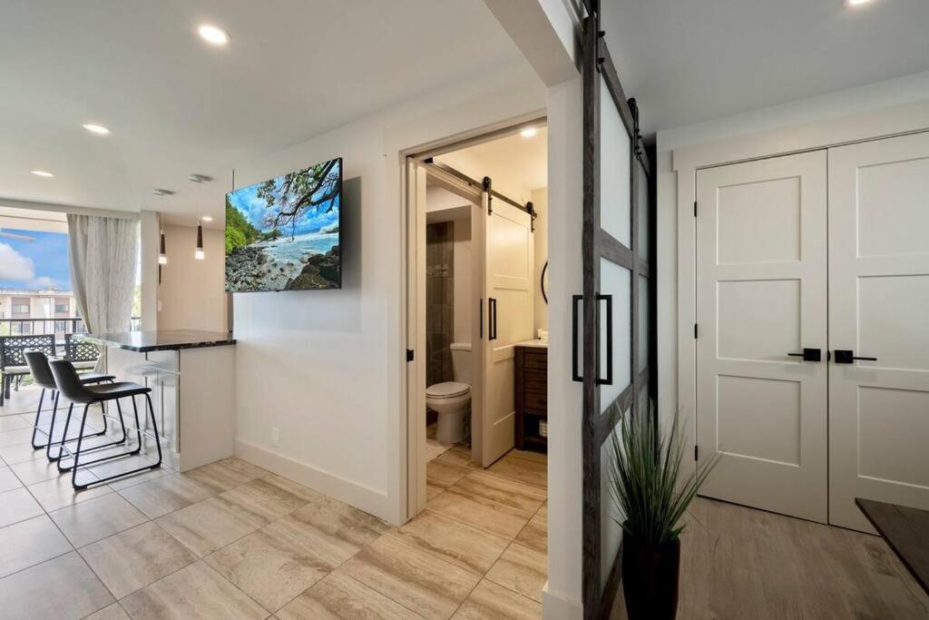 Hale Ono Loa 403- Top Floor, Ocean View, & Complete Modern Remodel Lägenhet Kahana Exteriör bild