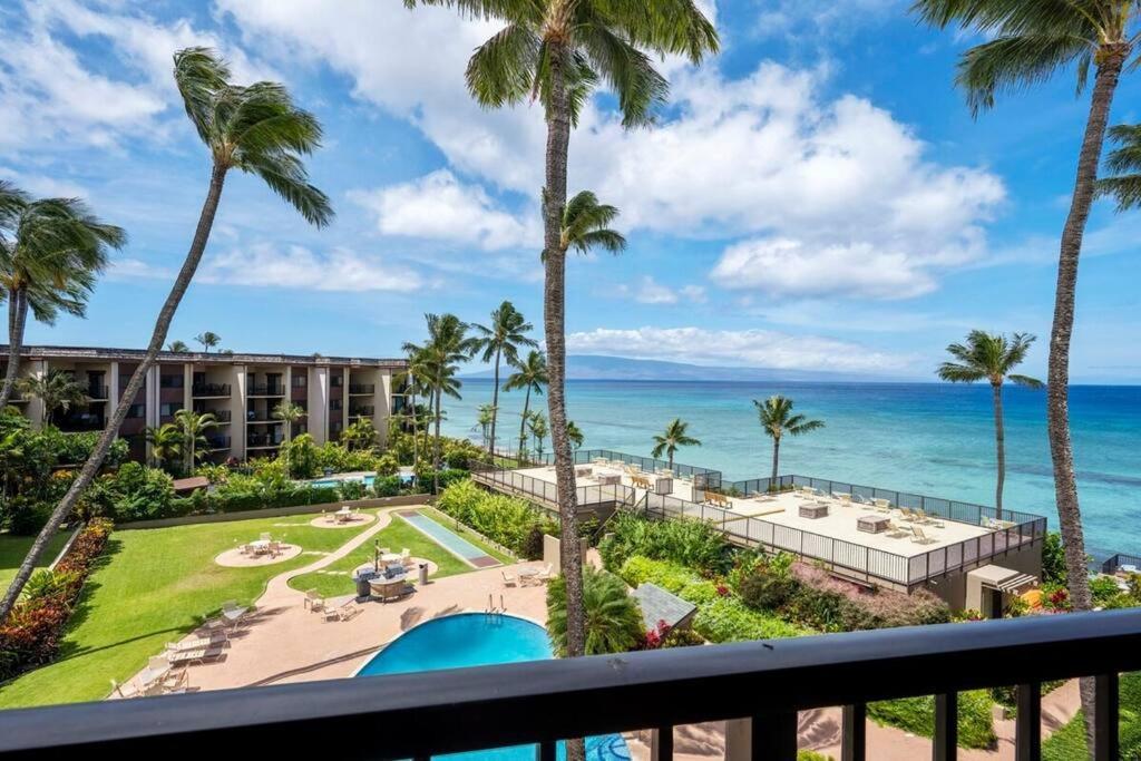 Hale Ono Loa 403- Top Floor, Ocean View, & Complete Modern Remodel Lägenhet Kahana Exteriör bild